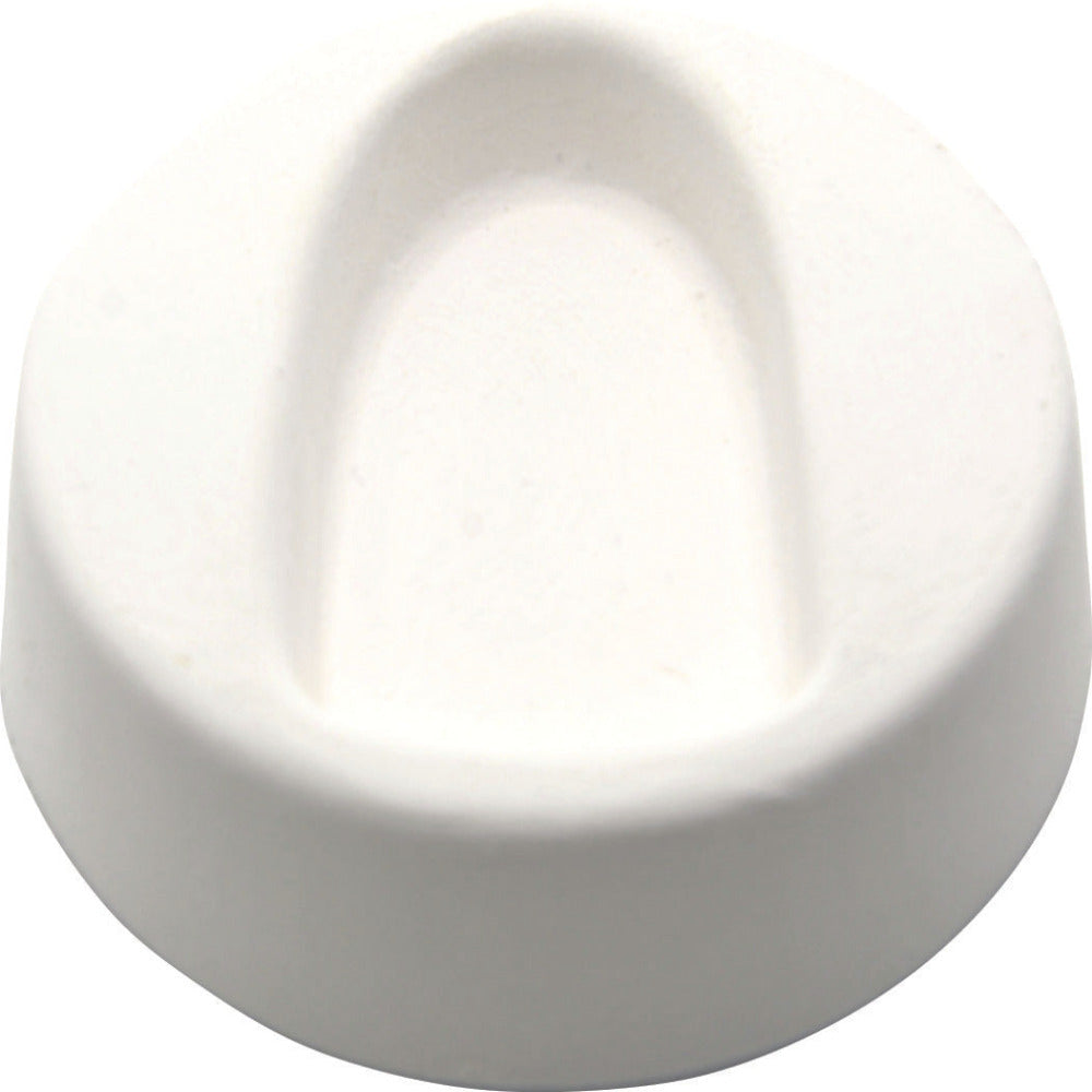 glass fusing mold to create a tear drop shaped pendant