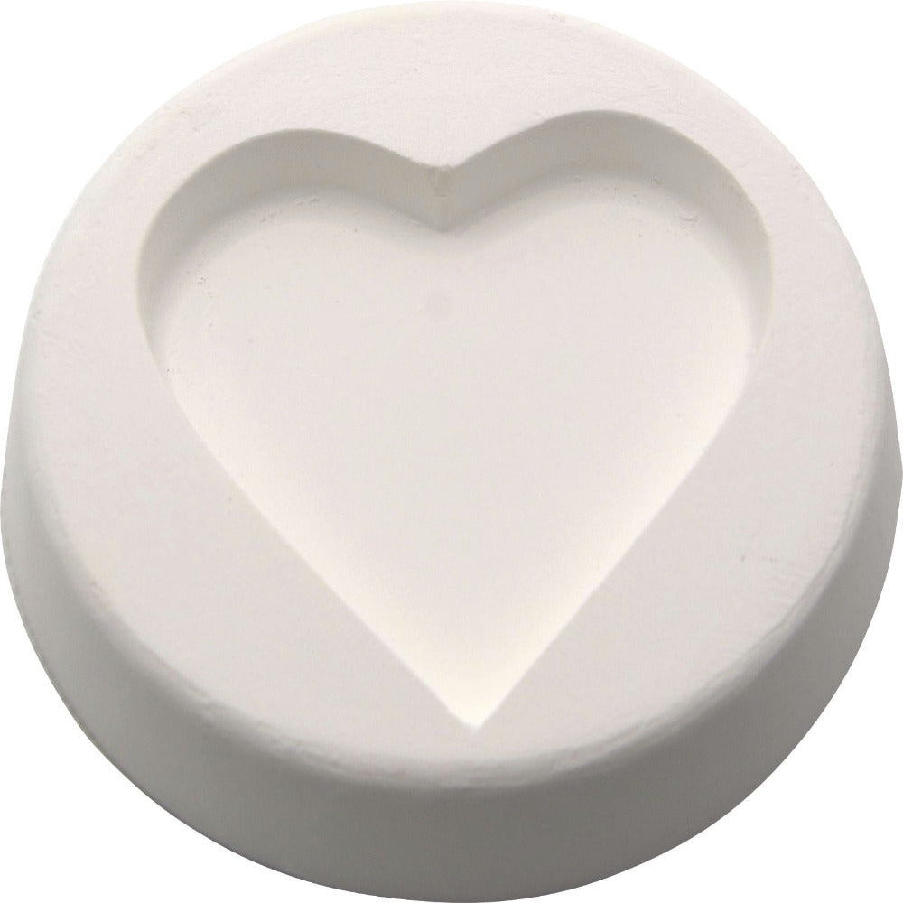 heart shaped glass fusing mould